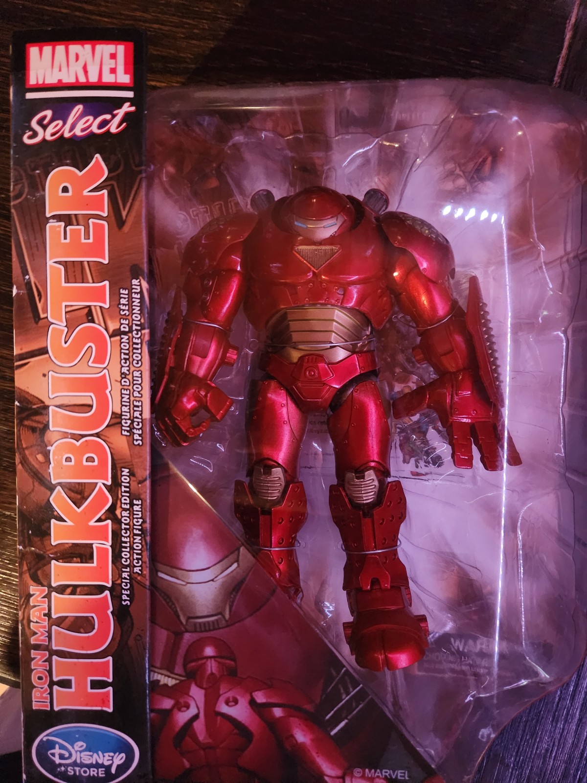 Marvel select iron man hulk buster