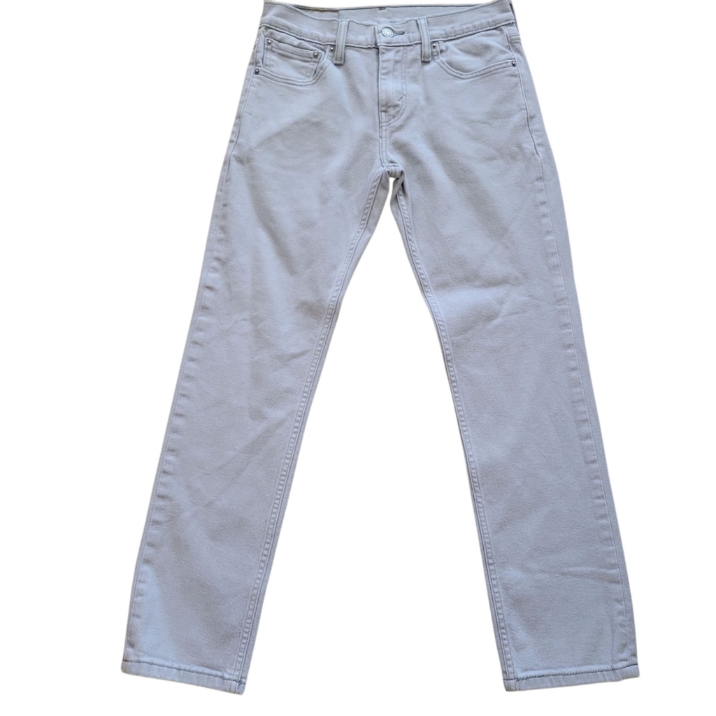 Levi's Jeans 511 Slim Straight Size 29/30 Men's Excellent Condition Gray