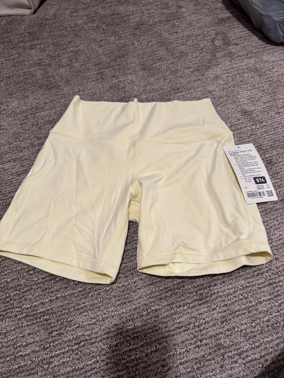 NWT lululemon align shorts