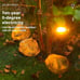 Solar Rock Lights 4-Pack | Auto-Dimming & 8H Runtime