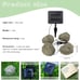 Solar Rock Lights 4-Pack | Auto-Dimming & 8H Runtime