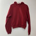 Skims NWT Cotton Fleece Classic Zip-up Hoodie Sweatshirt in Brick Red Medium