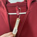 Skims NWT Cotton Fleece Classic Zip-up Hoodie Sweatshirt in Brick Red Medium