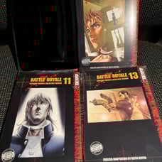 Battle Royale Manga Lot TokyoPop Vol 10-11-13 English by Takami & Taguchi Rare