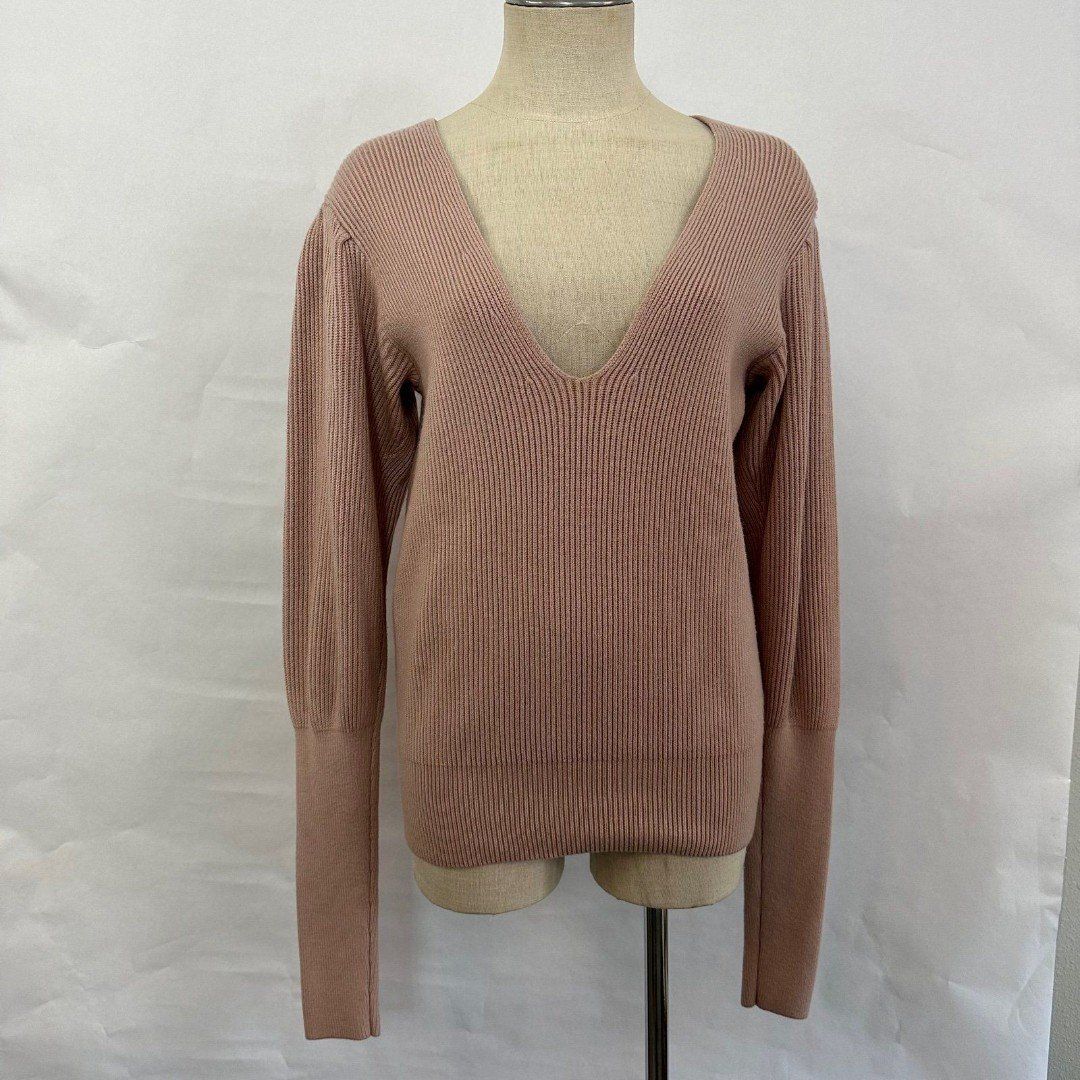 Free People V Neck Knit Sweater