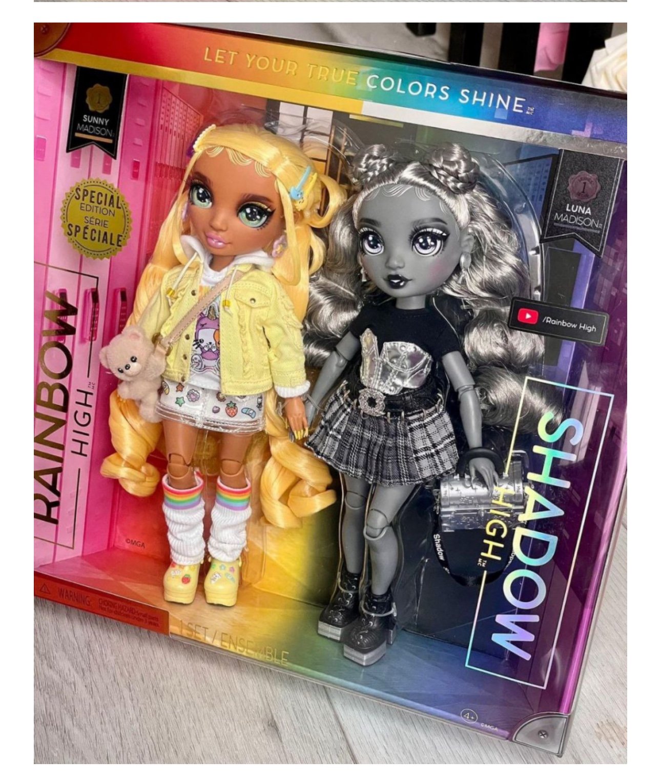 Rainbow High doll set , the twins
