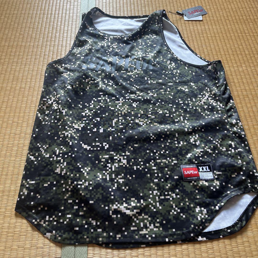 MAX80%OFF／セール開催中 TANK BASIC (サプール) SAPEur TOP CAMO DIGITAL トップス