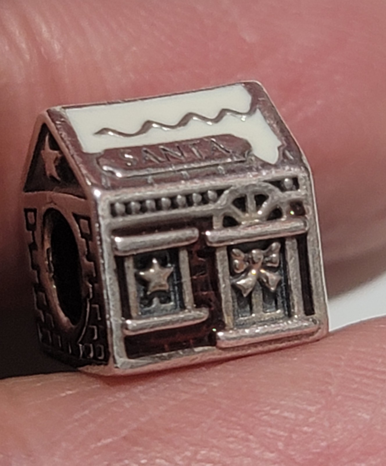 100% Authentic Pandora Santa's Home Charm