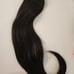 Human Hair Weft Extensions Natural Black Sew In 18 Inch 100g