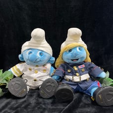 Vintage U.S. Navy Smurfs plush