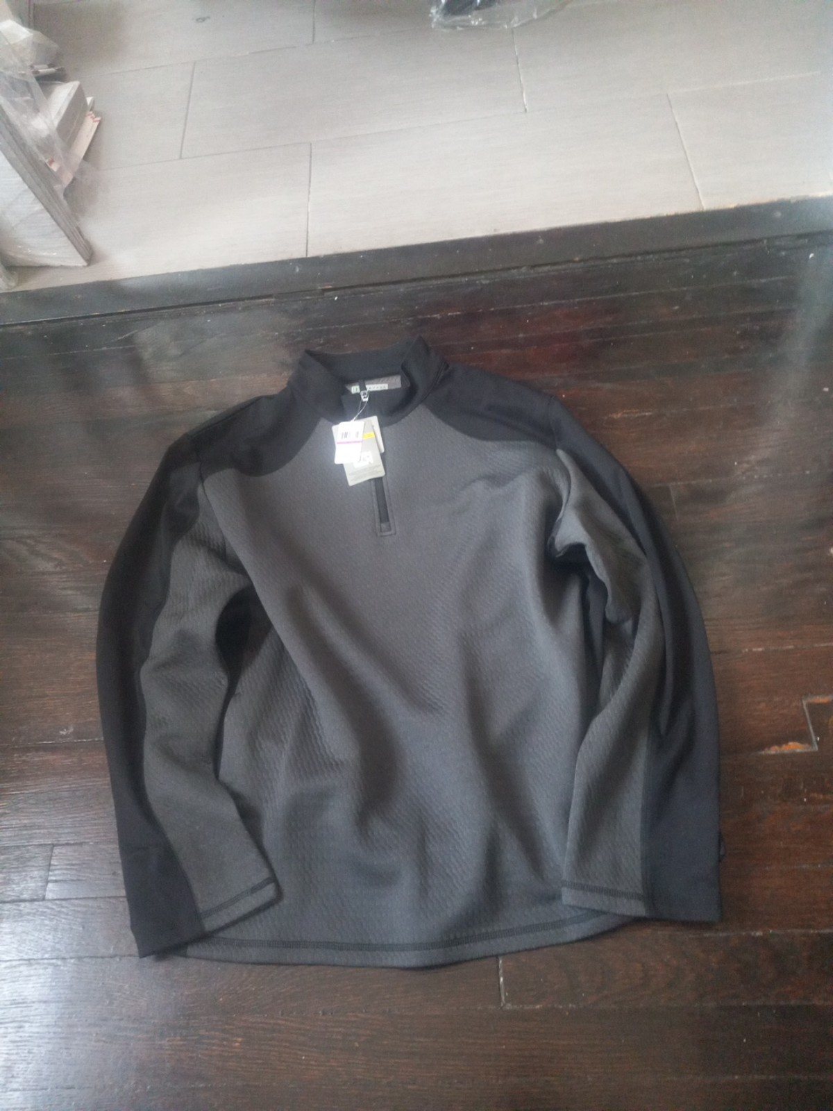 PGA Tour Thermal UPF 50 Sun Protection 1/4 Zip Up Sweater Mens Size XXL MSRP 85