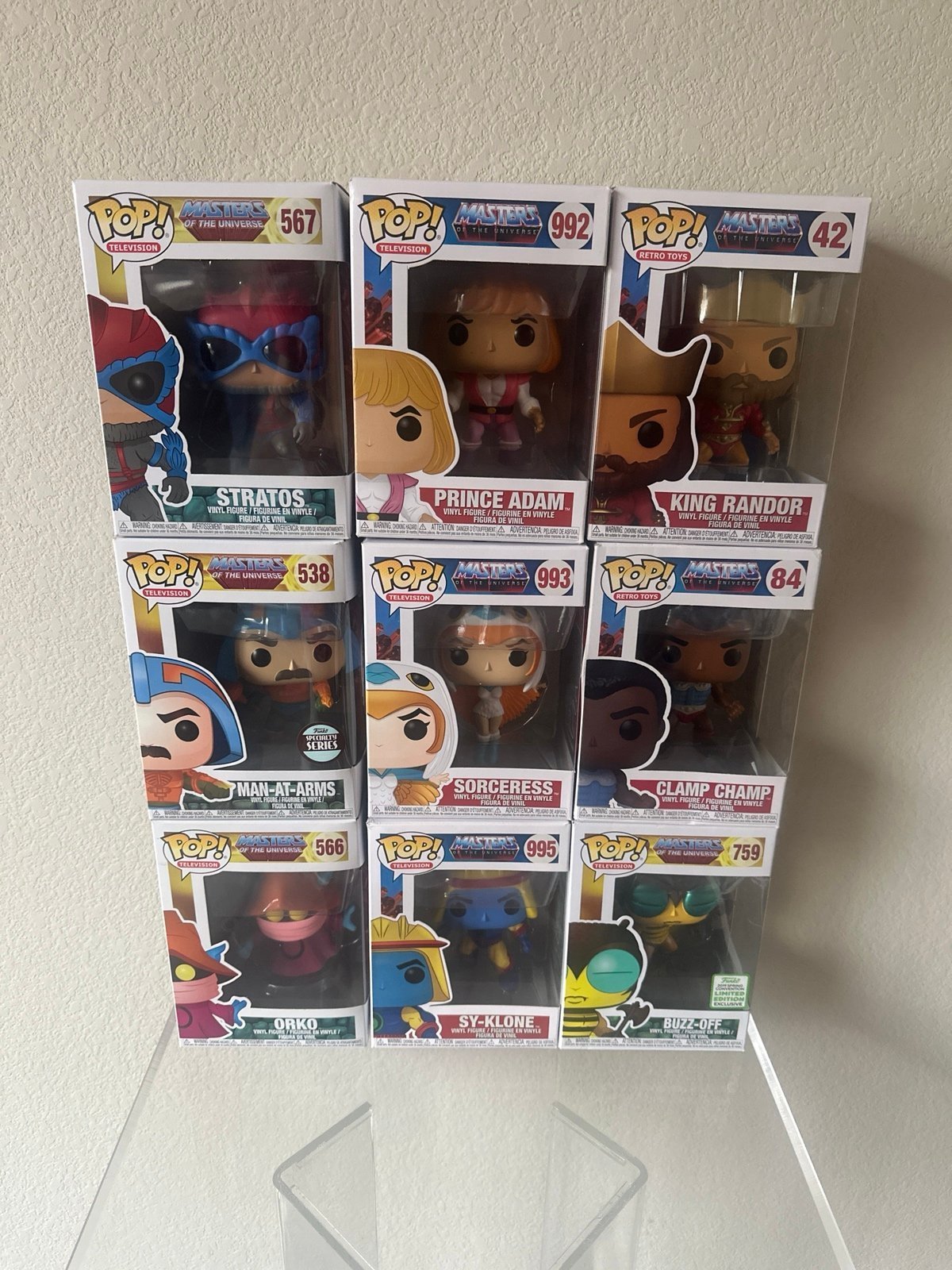 MASTERS OF THE UNIVERSE FUNKO LOT