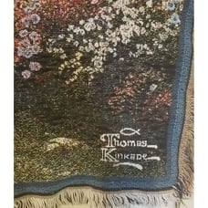 Thomas Kinkade Lamplight Bridge Tapestry Wall Hanging Mother Teresa WITHOUT POLE