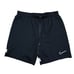 Nike Medium Dri-Fit Black Pull-On Casual Athleisure Exercise White Striped Short