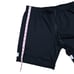 Nike Medium Dri-Fit Black Pull-On Casual Athleisure Exercise White Striped Short
