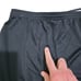 Nike Medium Dri-Fit Black Pull-On Casual Athleisure Exercise White Striped Short