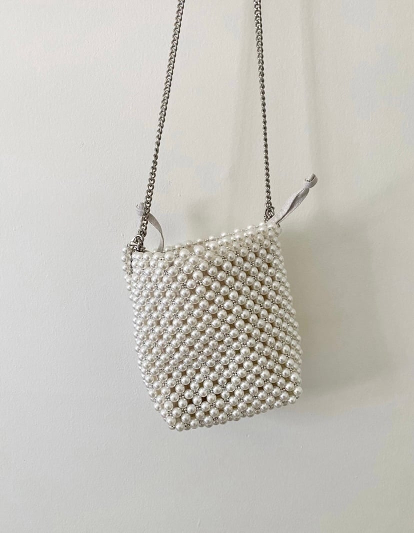 Zara pearl bag