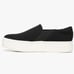 Vince Warren Platform Slip on Suede Sneaker Black Size 7