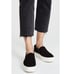 Vince Warren Platform Slip on Suede Sneaker Black Size 7