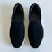 Vince Warren Platform Slip on Suede Sneaker Black Size 7