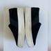 Vince Warren Platform Slip on Suede Sneaker Black Size 7