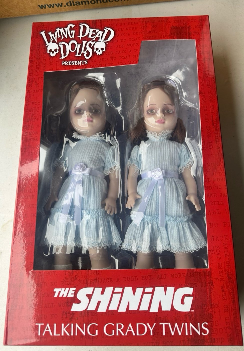 Mezco Toyz Living Dead Dolls The Shining Talking Grady twins