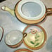 Set Vintage TT TAKITO Lusterware Hand Painted 9pc TEA SET