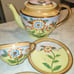 Set Vintage TT TAKITO Lusterware Hand Painted 9pc TEA SET