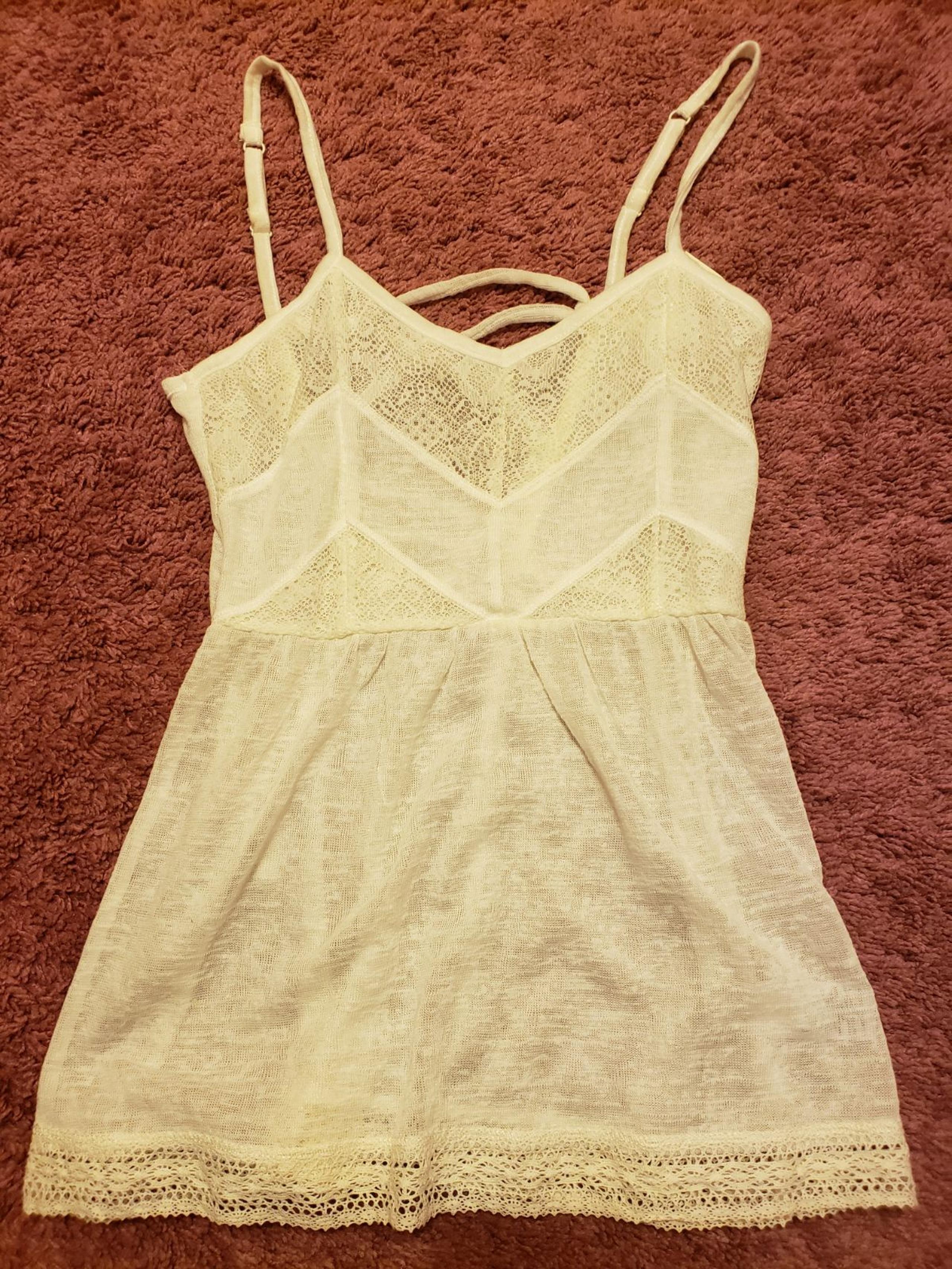 Aeropostale Lace Back Tank Top