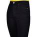 NWT Goldsign The High Rise Jeans Womens 24 Black Slatert Button Fly Ankle Leg
