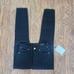 NWT Goldsign The High Rise Jeans Womens 24 Black Slatert Button Fly Ankle Leg