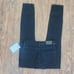 NWT Goldsign The High Rise Jeans Womens 24 Black Slatert Button Fly Ankle Leg