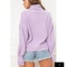 Superdown Frankie Knit Sweater lavender purple XS