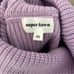 Superdown Frankie Knit Sweater lavender purple XS
