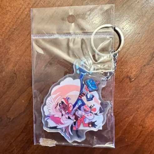 Hazbin Hotel Season 2 Vees Unholy Trio Acrylic Keychain New A24