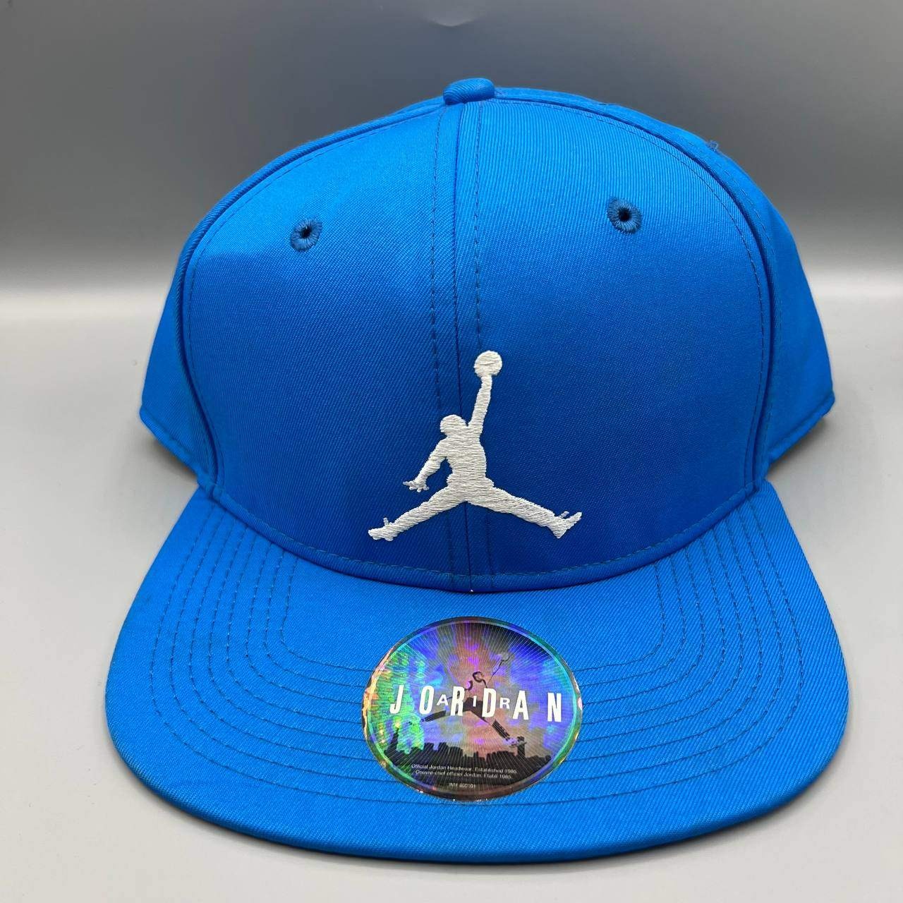 Air Jordan Hat Men Blue Embroidered Logo Jumpman Snap Back Cap