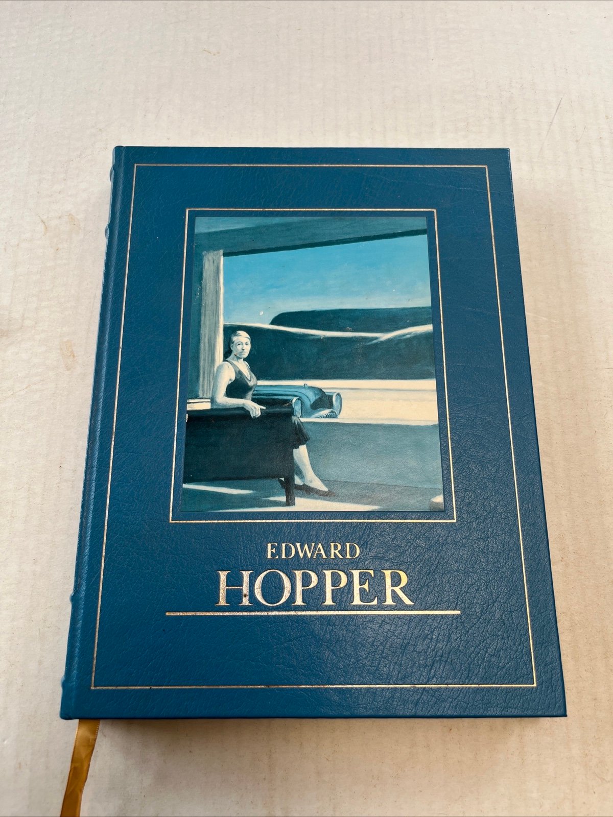 Rare Edward Hopper By Robert Hobbs Leather Bound 1987 Easton Press Book
