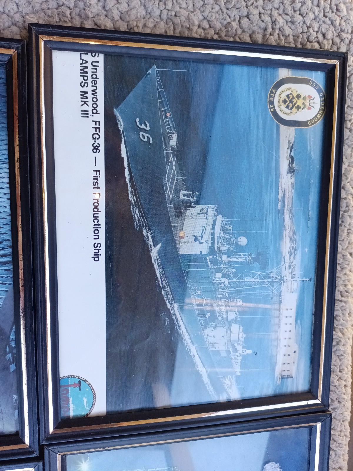 Rare professional lamps pictures and picture frames of the space shuttle and sec