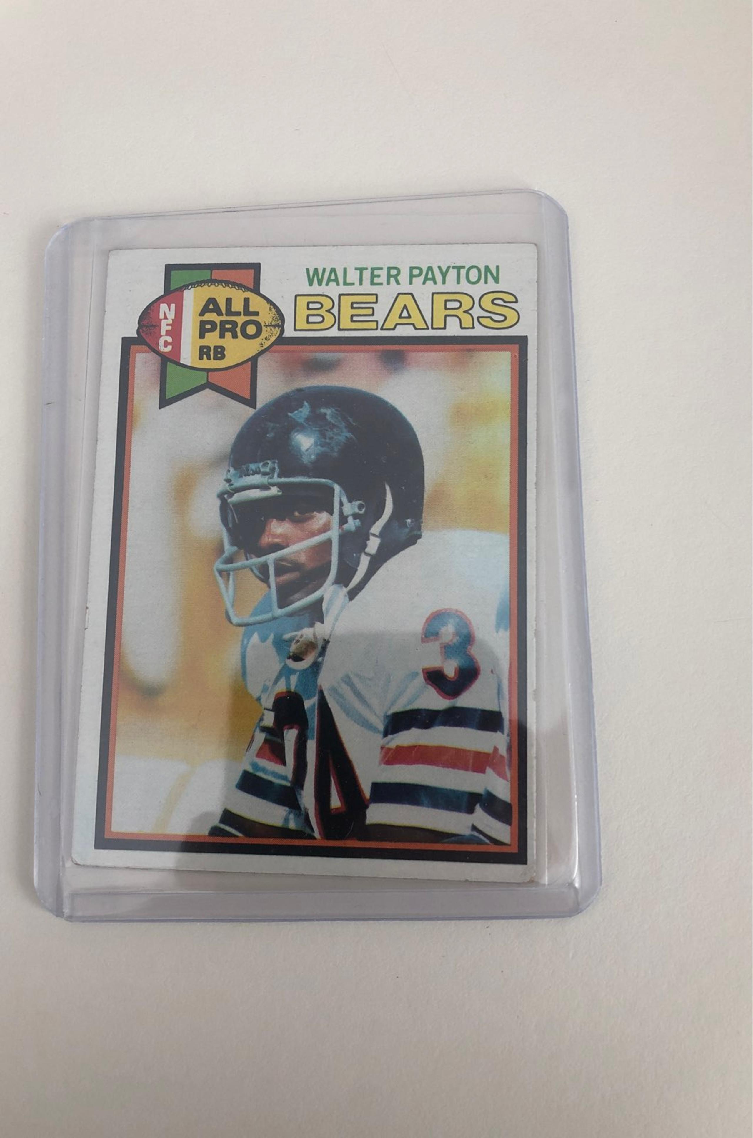 1979 Walter Payton Topps NFL Card