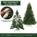 Realistic Green Spruce Artificial Christmas Tree with Stand - 7.5 Foot