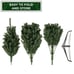Realistic Green Spruce Artificial Christmas Tree with Stand - 7.5 Foot