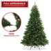 Realistic Green Spruce Artificial Christmas Tree with Stand - 7.5 Foot