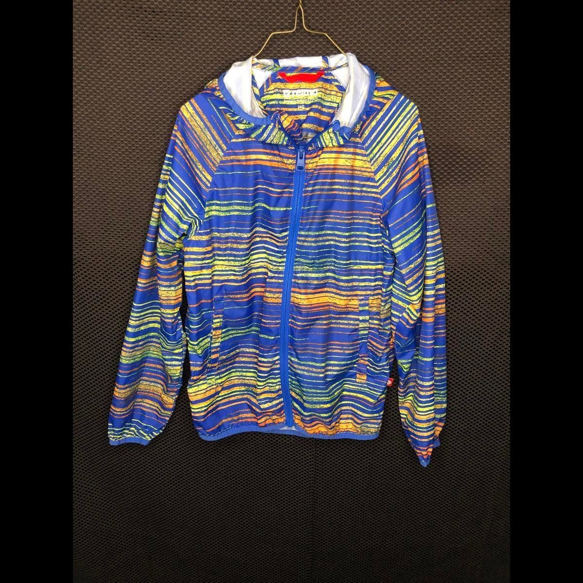 Reima Colorful Striped Active Jacket - Lightweight and Stylish - Size US 10Y