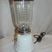 Vintage 1950s John Oster Osterizer White Beehive Blender Model 10 Works Great