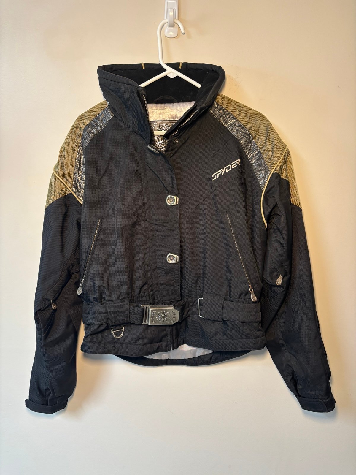 VTG Spyder Tappen Picabo Street USA Thinsulate LiteLoft Ski Jacket Womens Sz 12