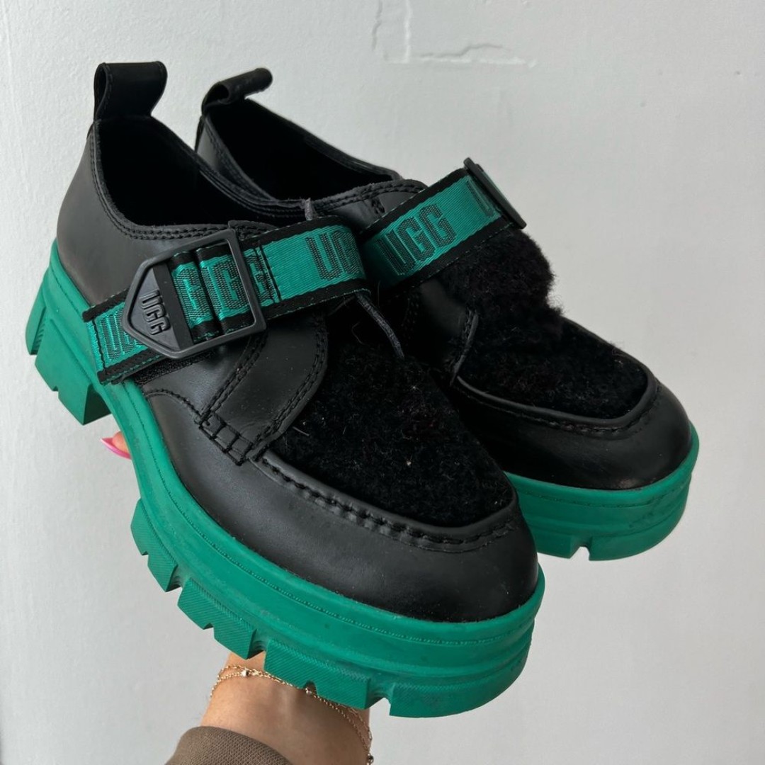 Ugg Ashton Shoe Black Teal 7