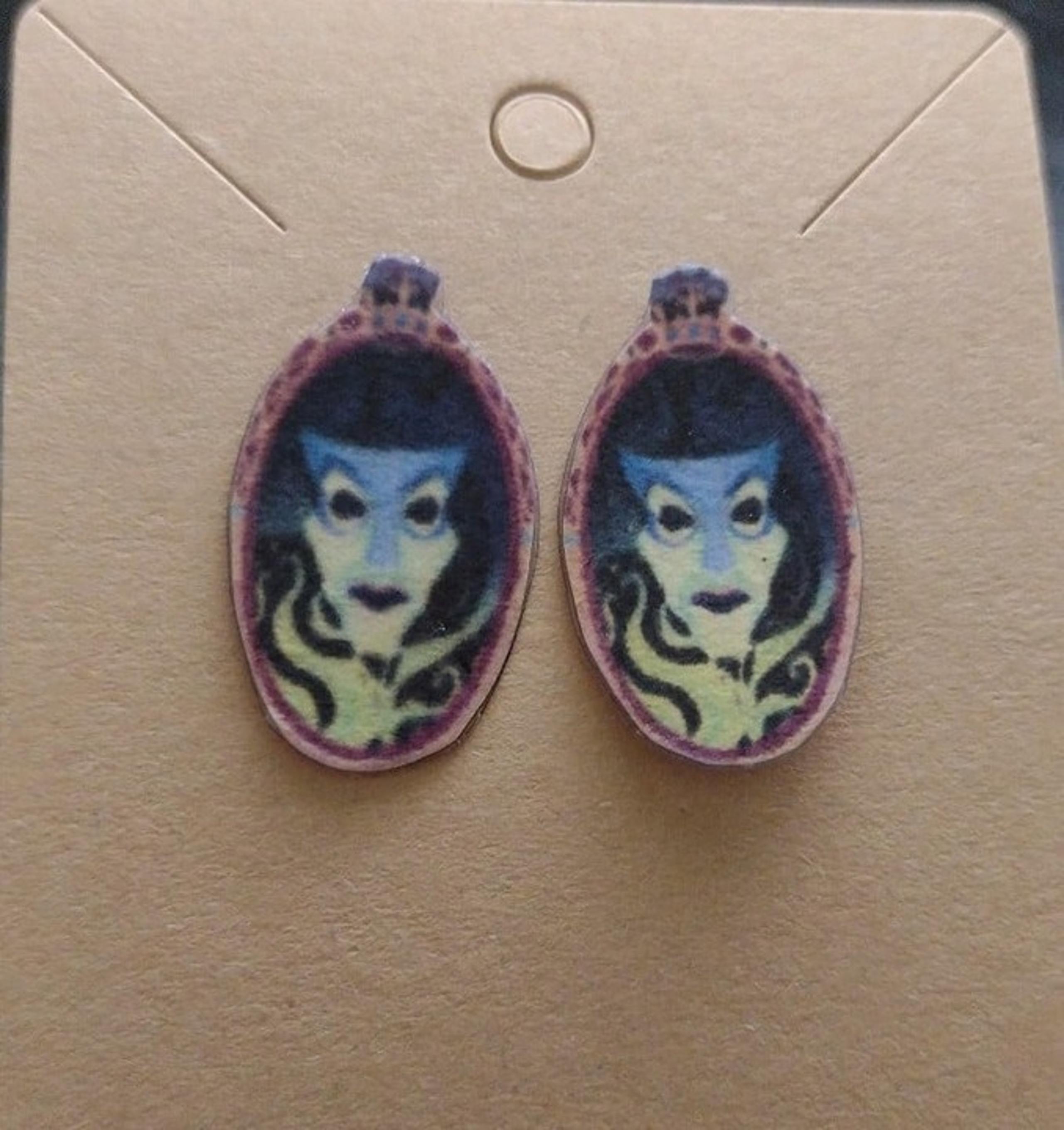Disney Snow White Villain Magic Mirror Stud Earrings
