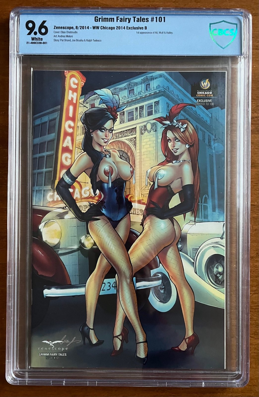 Grimm Fairy Tales Volume 1 #101 CBCS 9.6 Chatzoudis Chicago Exclusive LTD 100