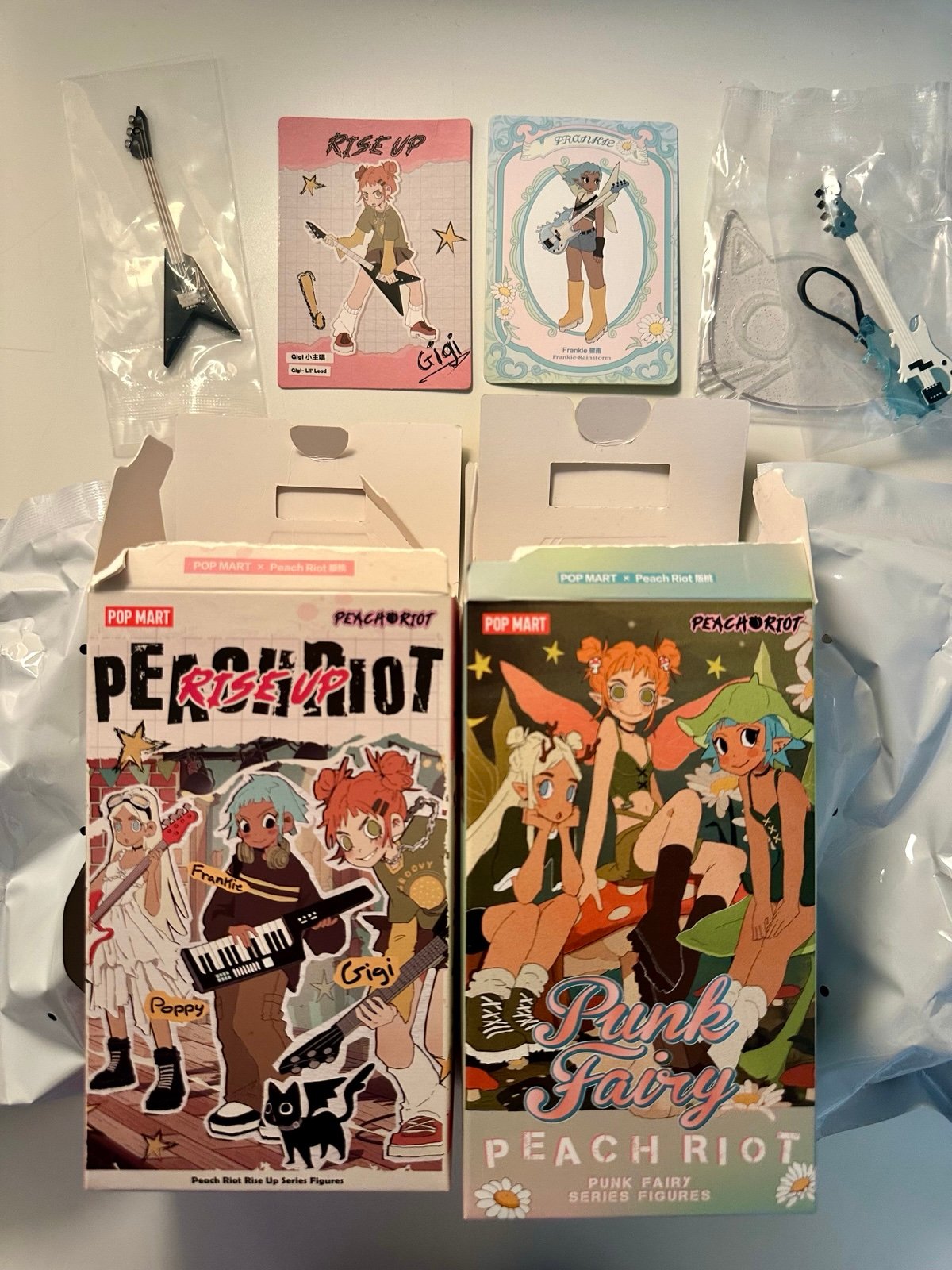 Pop Mart PEACH RIOT BUNDLE (Gigi Lil Lead + Frankie Rainstorm)