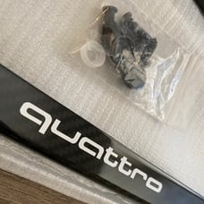 Quattro Audi Carbon Fiber License Plate